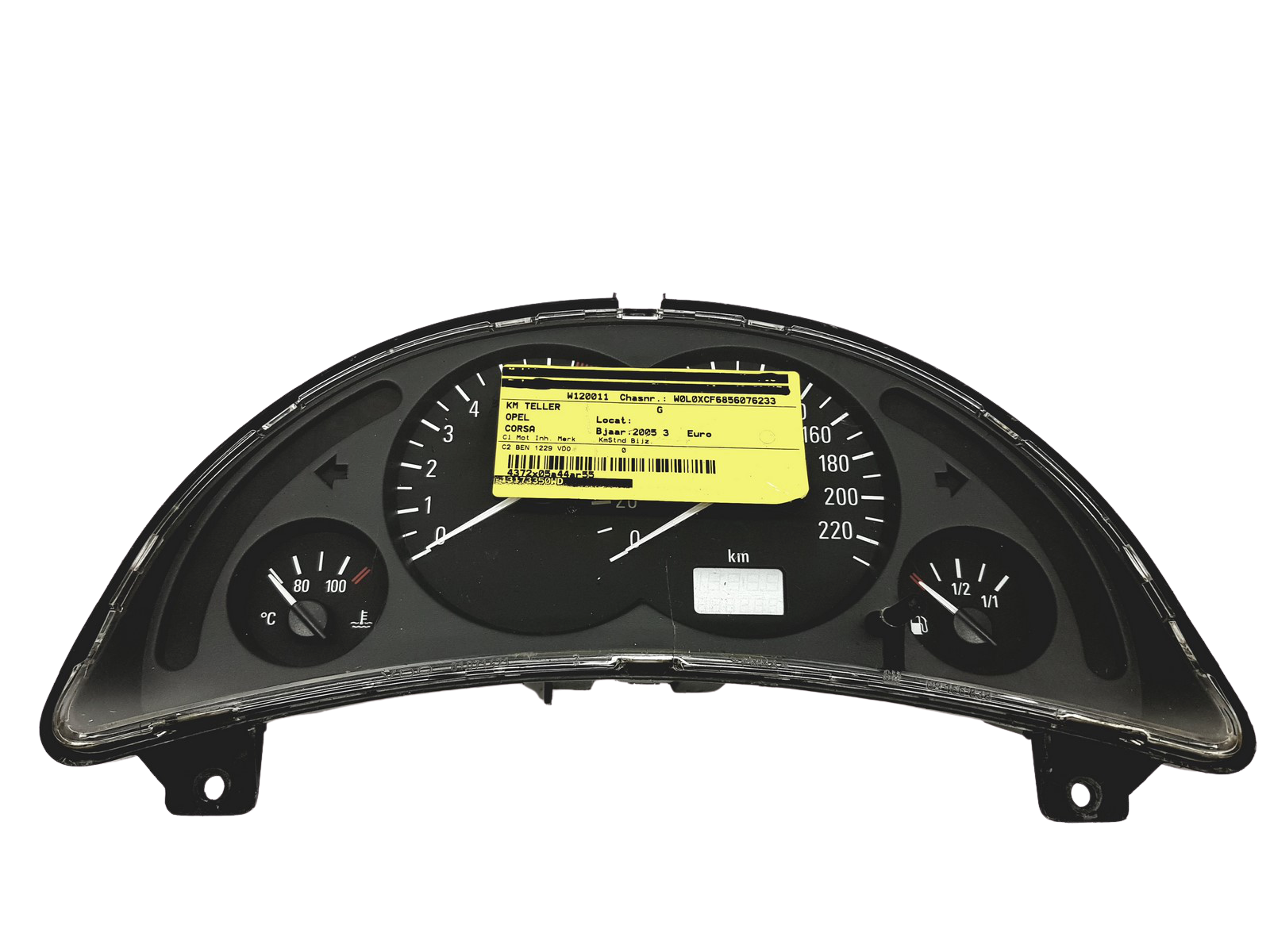 Tachimetro Opel Corsa C 13173350WD 110008988029 30741 main product photo