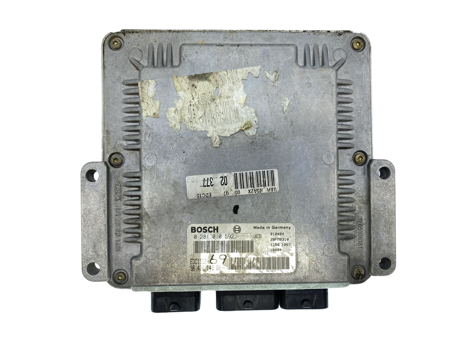 Centralina 0281010592 9642014880 28FM0310 PSA Bosch 63990 main product photo