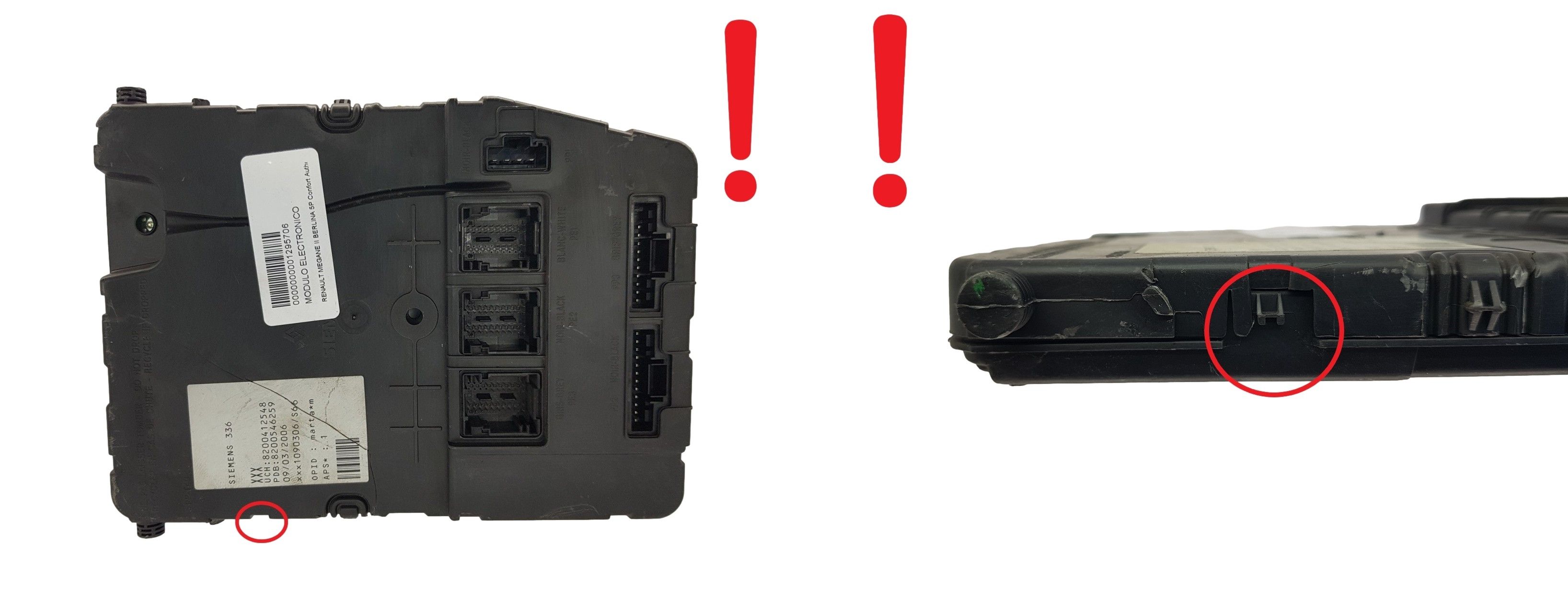 Centralina UCH N2 8200412548 S118400150F Renault Siemens 2143 main product photo