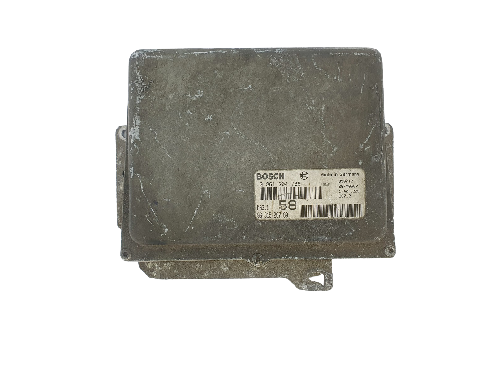 Centralina 0261204788 9631528780 26FM0667 MA3.1 PSA Bosch 36719 main product photo