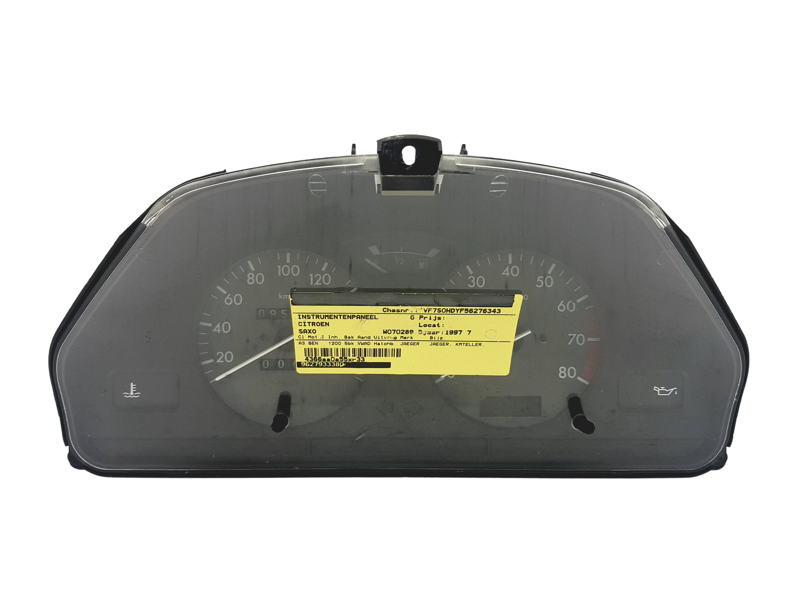 Tachimetro Citroen Saxo 9627933380 09028029907 49173 main product photo