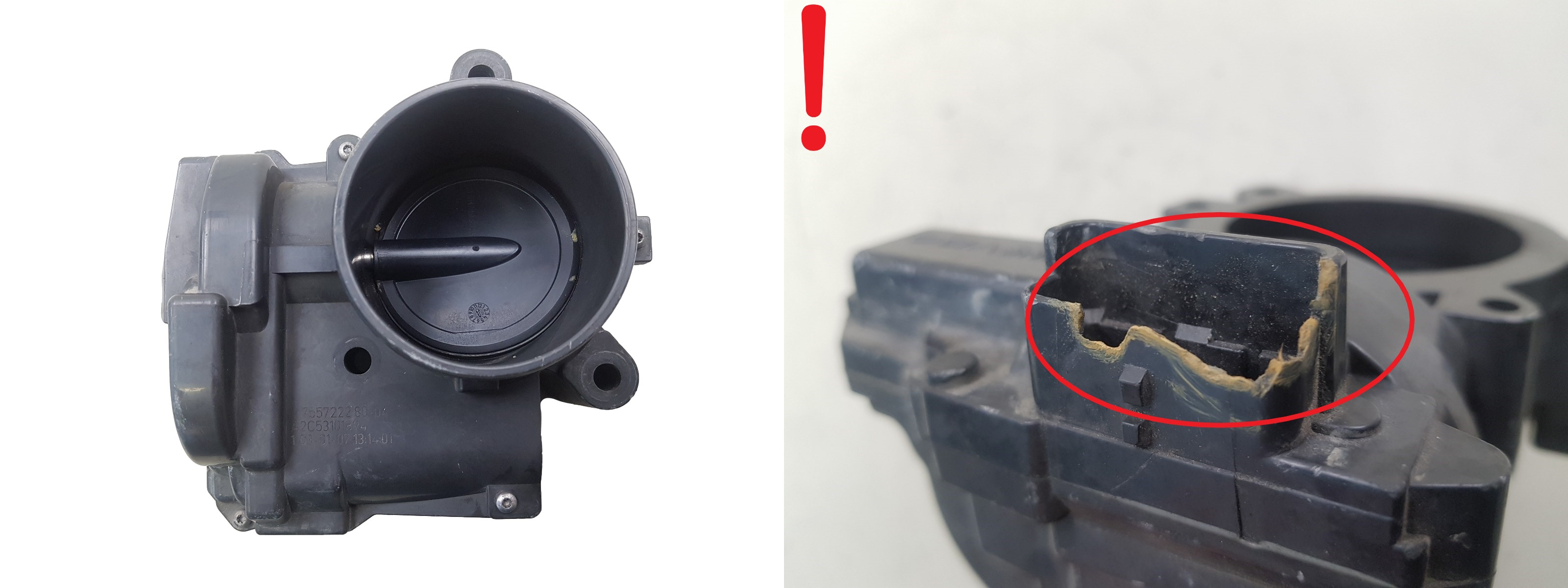 Valvola corpo farfallato V755722280-04 A2C53101894 1.6 VTI PSA Mini 1622 main product photo