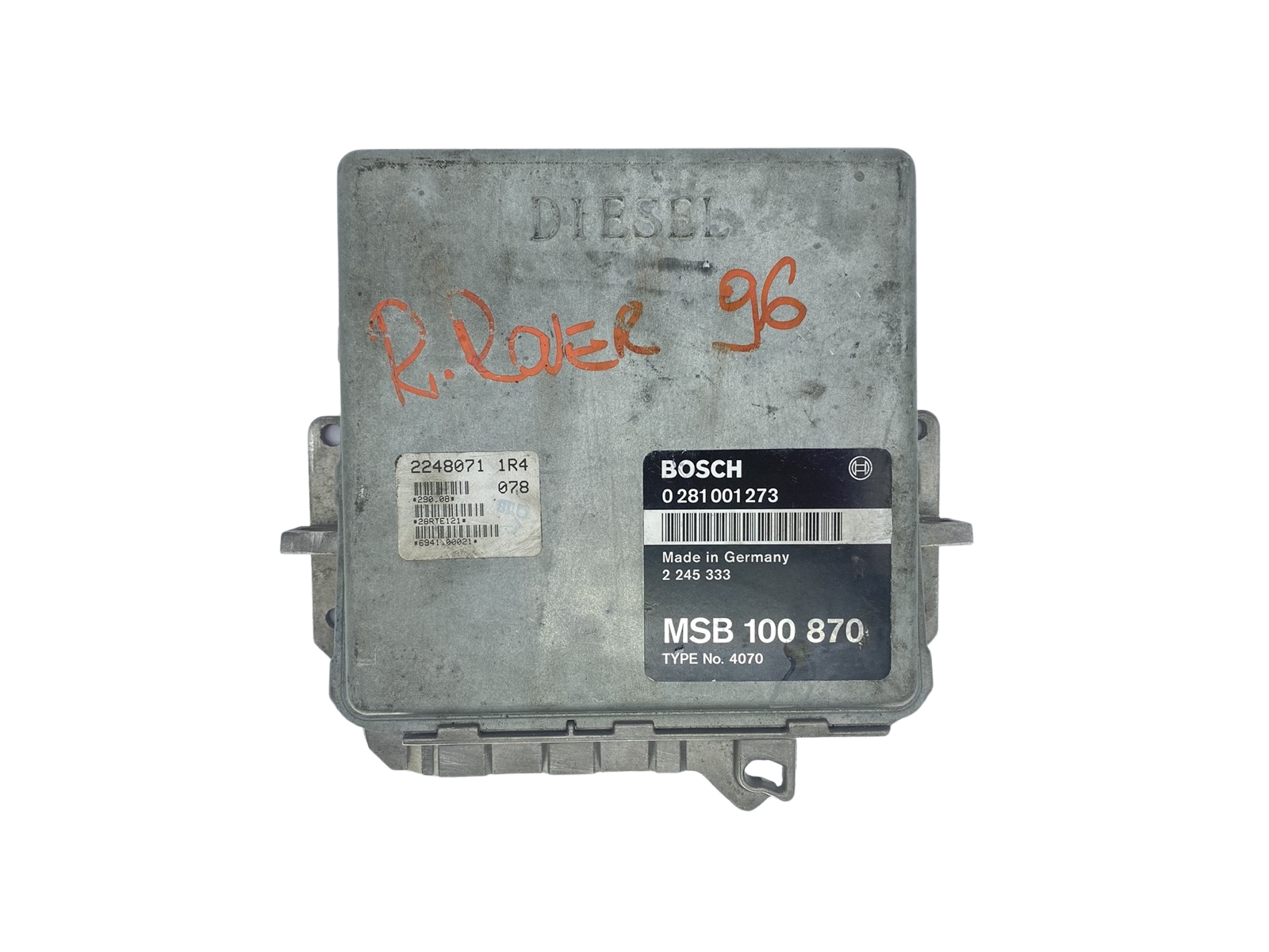 Centralina 0281001273 MSB100870 2248071 1R4 Land Rover Bosch main product photo