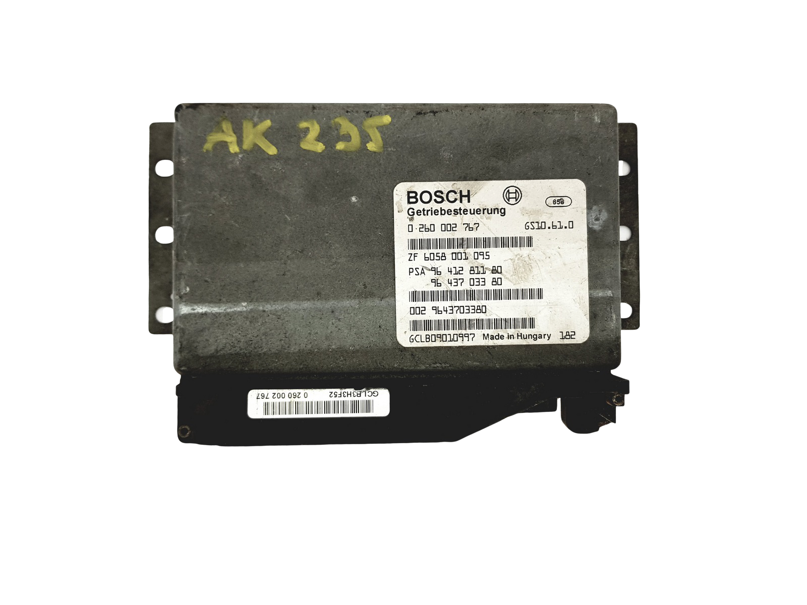 Centralina PSA 0260002767 9641281180 Bosch 22228 main product photo