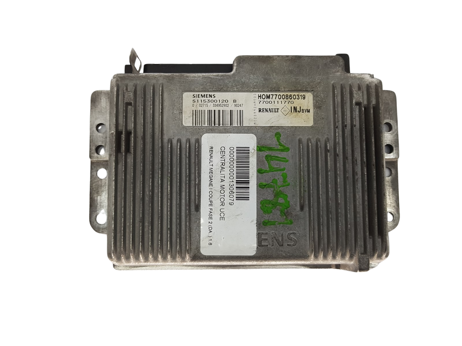 Centralina S115300120B 7700860319 7700111770 Renault Siemens 3375 main product photo