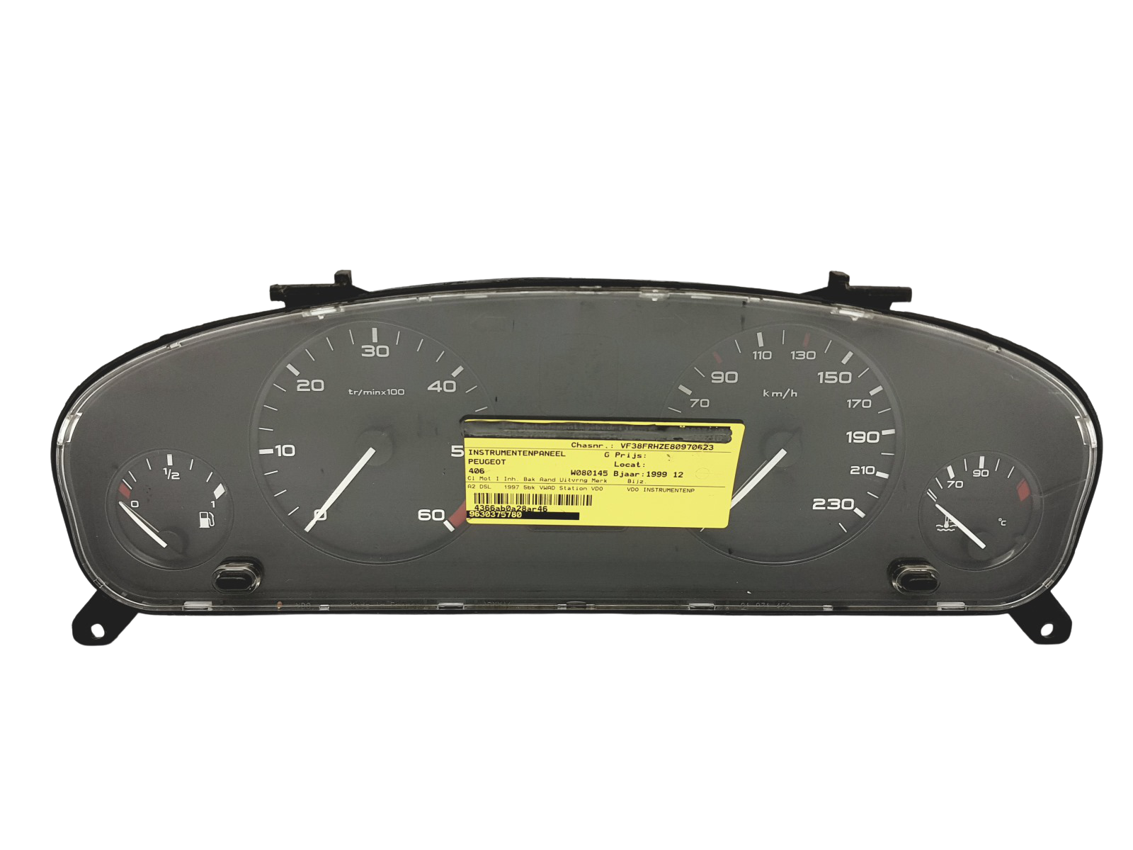 Contagiri Peugeot 406 9630372780 110008882002 45038 main product photo