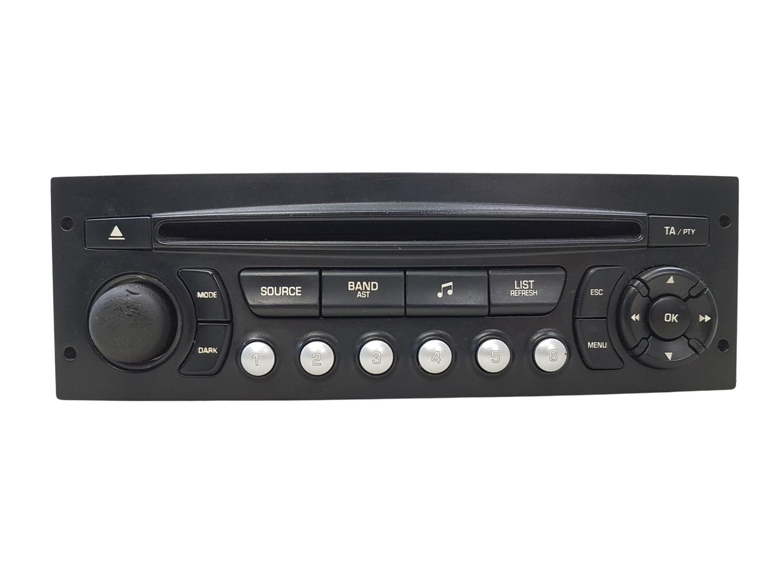 Radio lettore CD Citroen Peugeot 96766518XT PSARCD441-72 4 main product photo