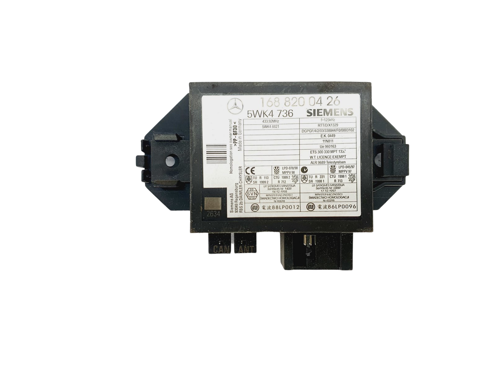 Centralina 1688200426 5WK4 736 Mercedes Siemens 38721 main product photo