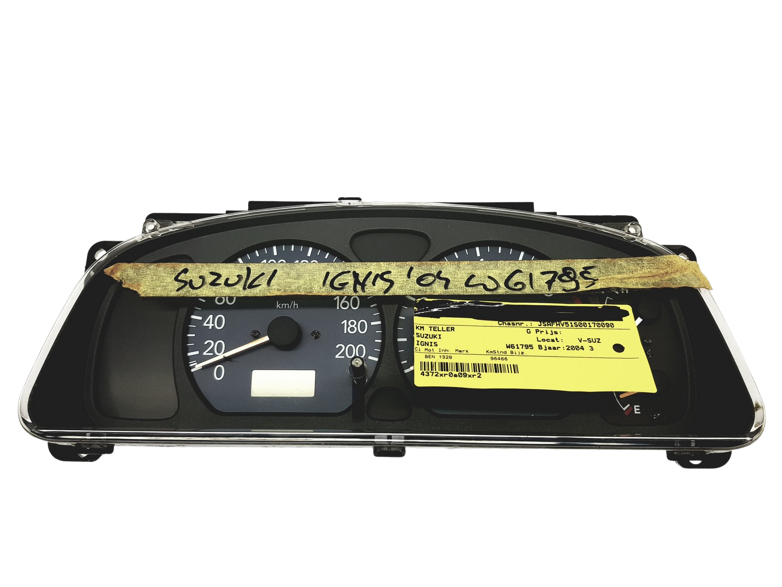 Contagiri Suzuki Ignis 34100-80G40 34100-8GA 53470 main product photo