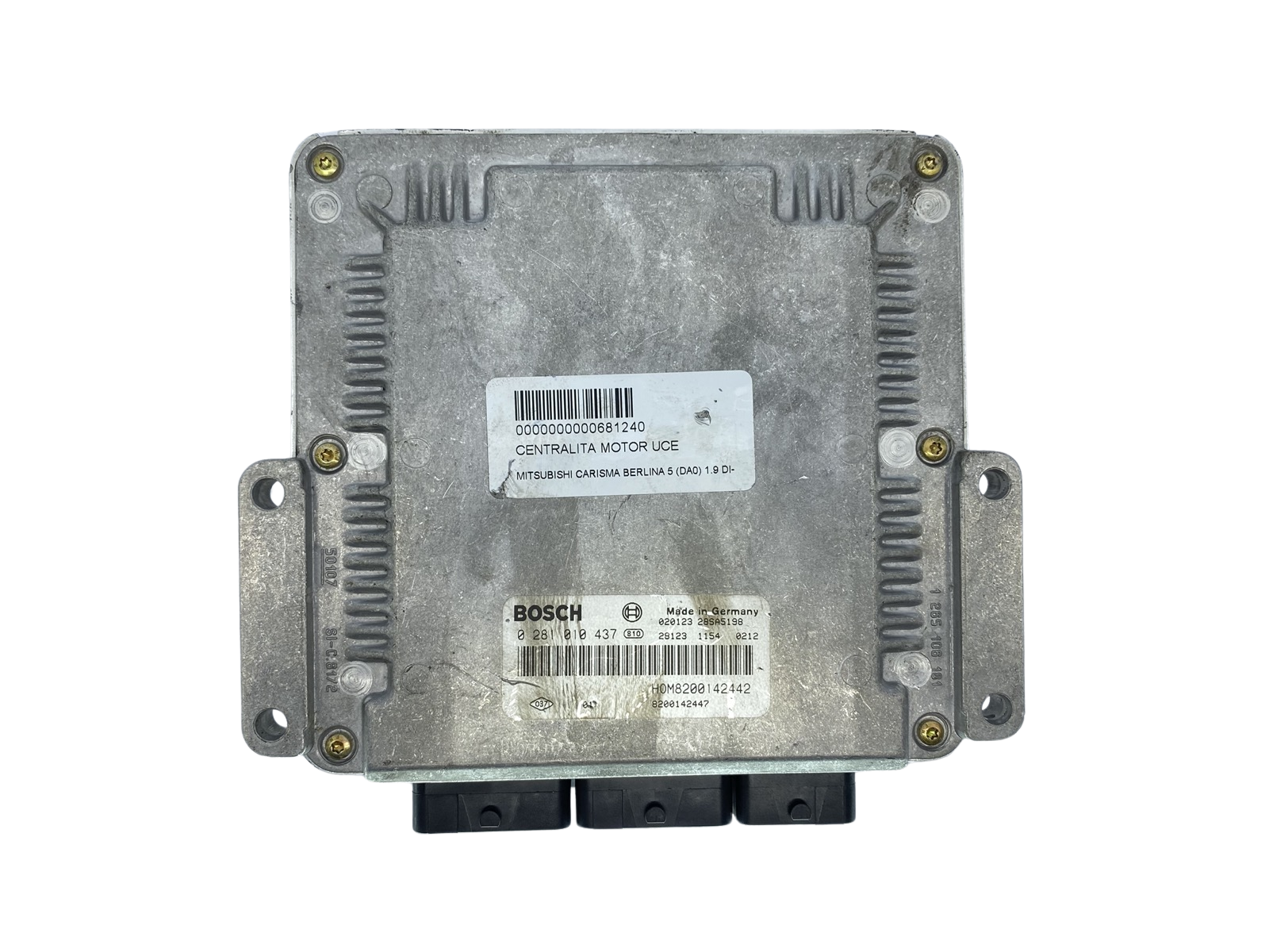 Centralina Motore ECU 8200142442 0281010437 8200142447 Mitsubishi Bosch 64000 main product photo