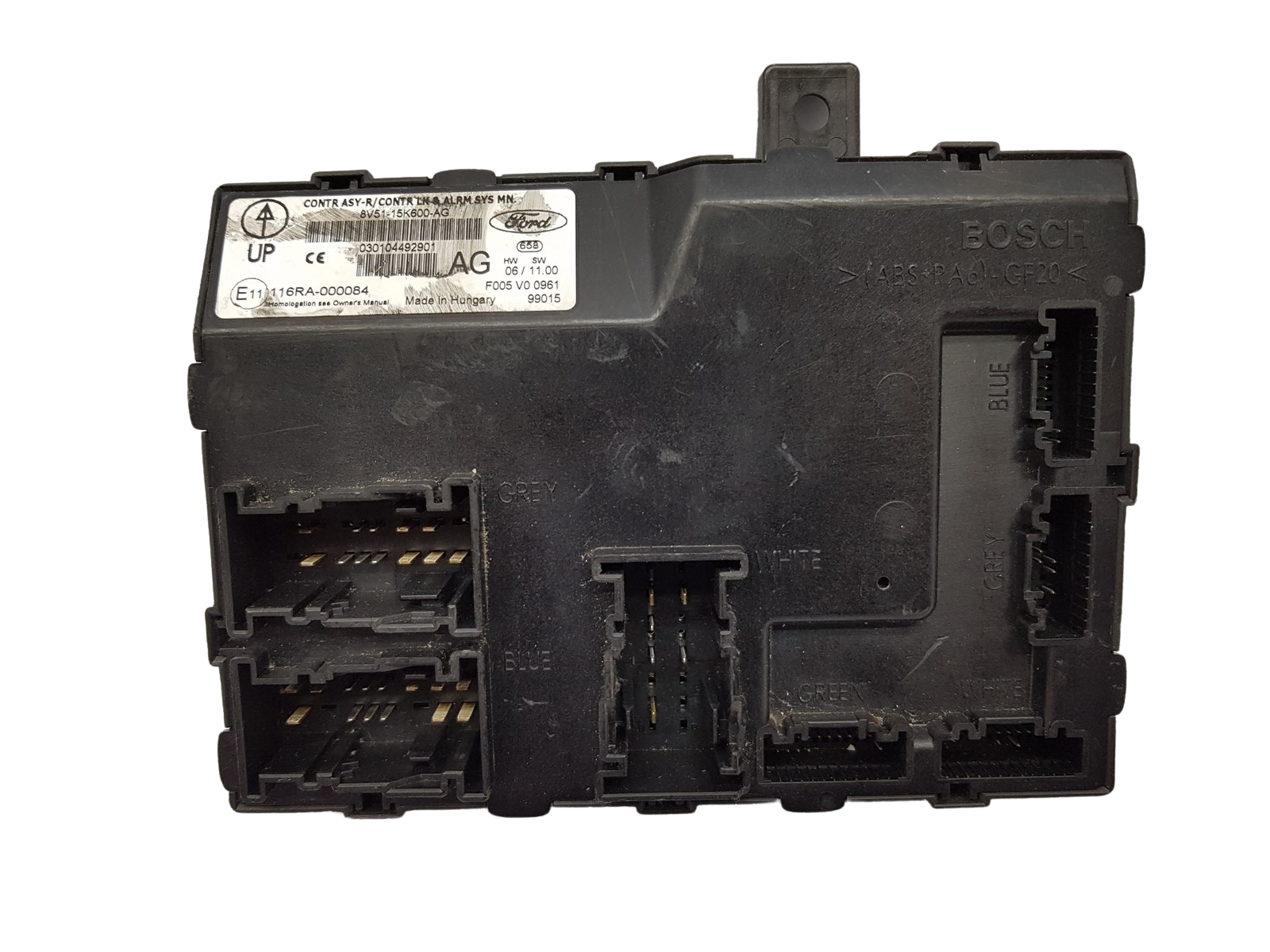 Centralina 8V51-15K600-AG 116RA-000084 Ford Fiesta 6 MK6 Bosch main product photo