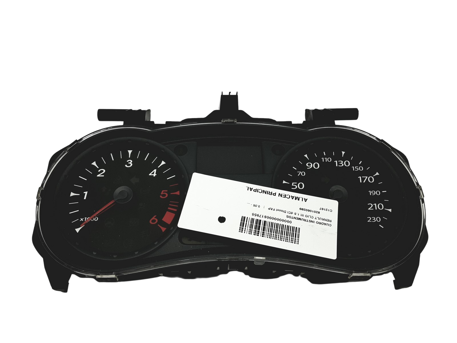 Tachimetro Renault Clio 3 8201060289 B Visteon main product photo