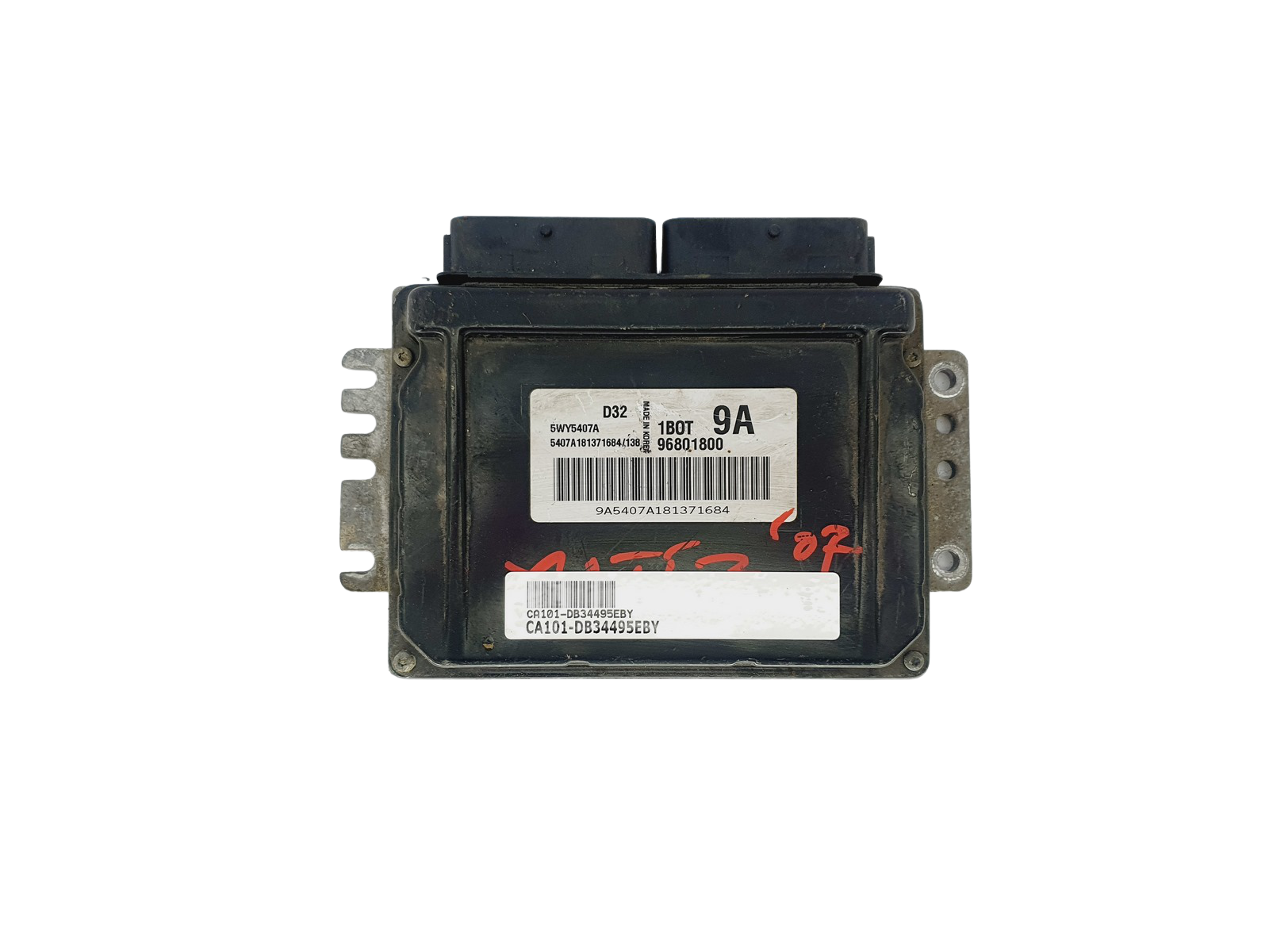 Centralina 96801800 5WY5407A D32 1B0T 9A Chevrolet Kemsco 34495 main product photo