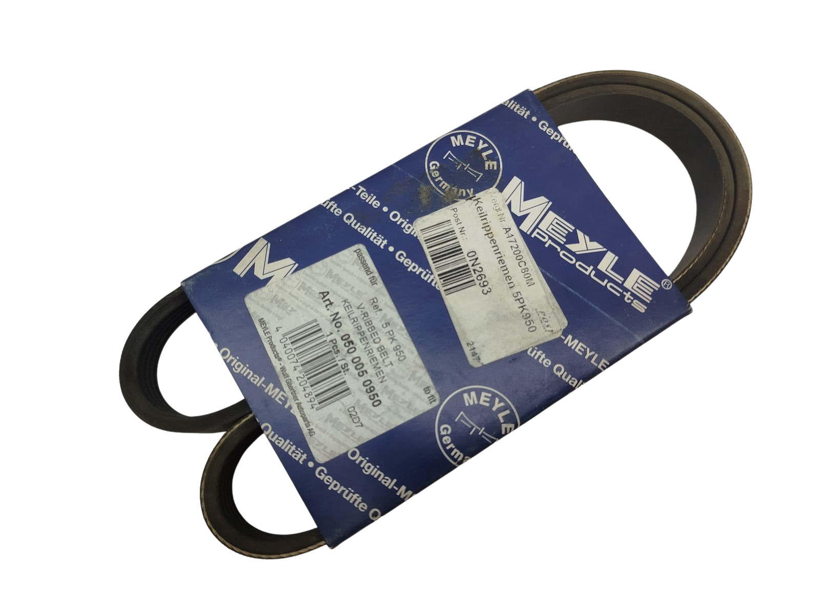 Cinghia di trasmissione 5PK950 0500050950 Meyle main product photo