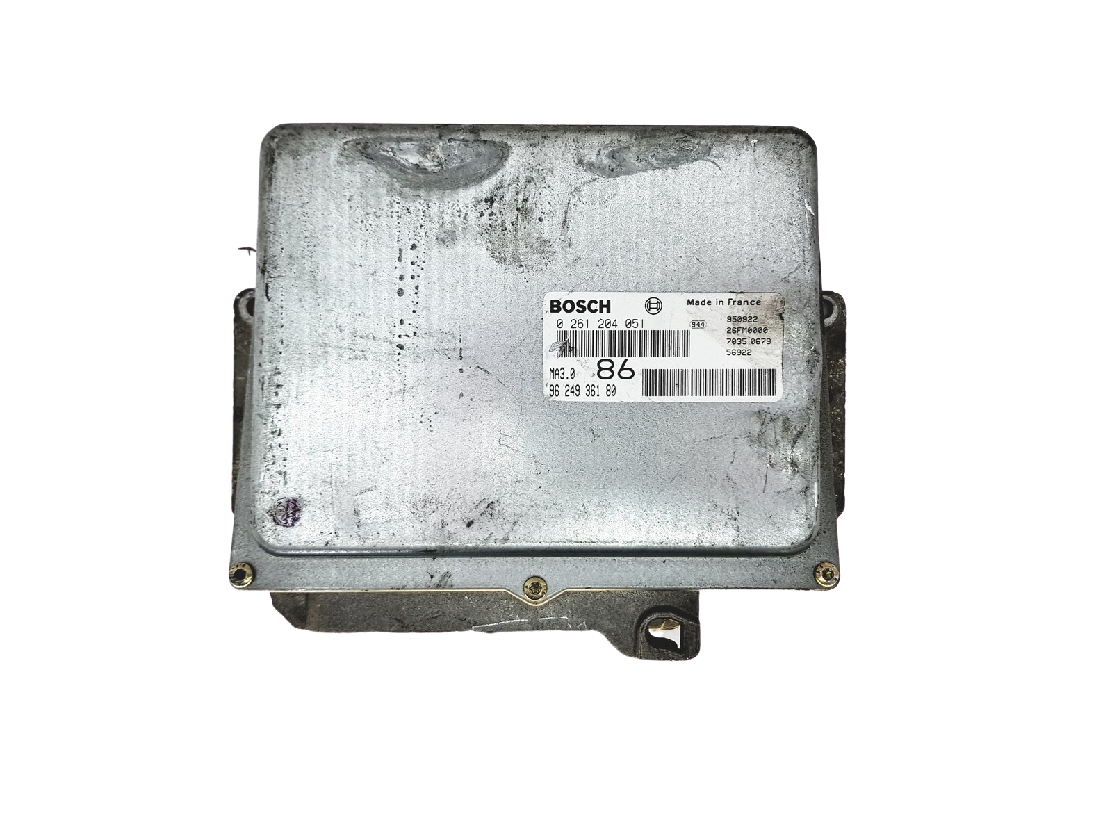 Centralina 0261204051 9624936180 26FM0000 MA3.0 PSA Bosch 24929 main product photo