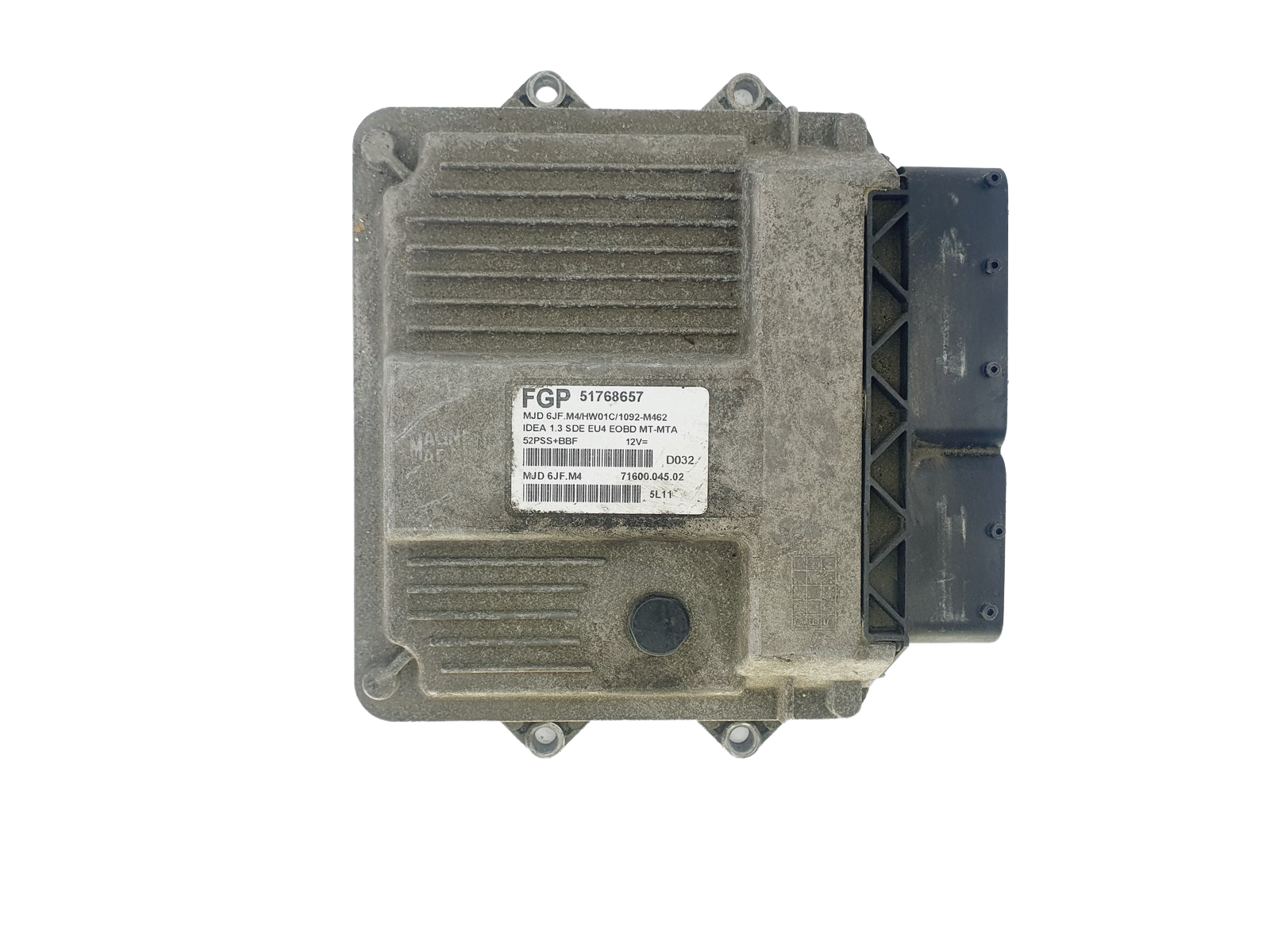 Centralina MJD6JF.M4 51768657 71600.045.02 Fiat FGP 47751 main product photo