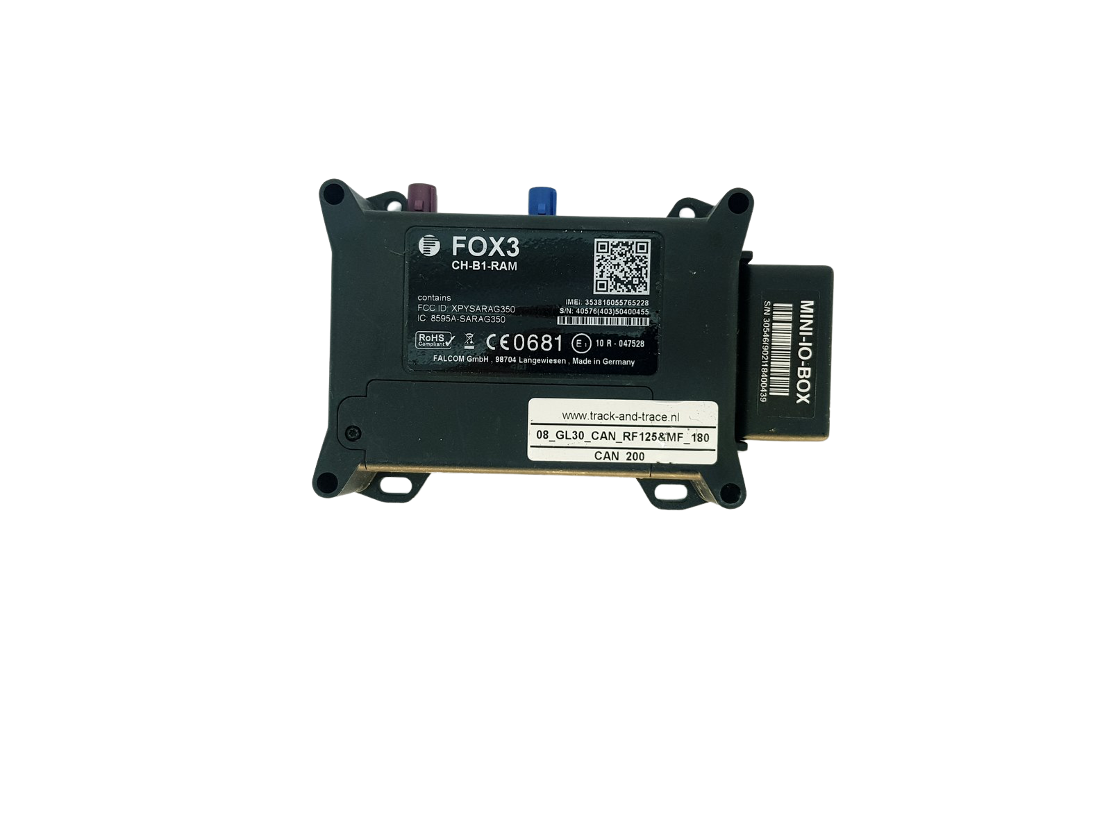 Modulo centralina FOX3 10R-047528 XPYSARAG350 8595A-SARAG350 main product photo