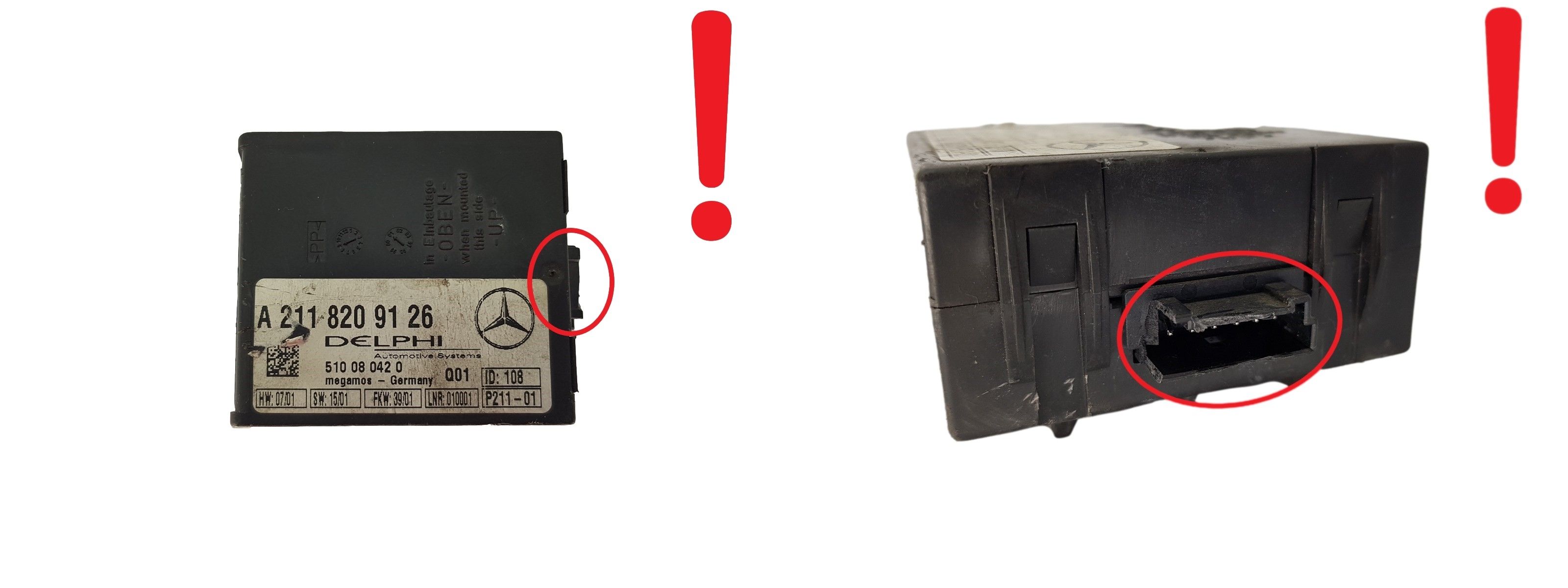 Modulo 2118209126 510080420 Mercedes Delphi 2457 main product photo