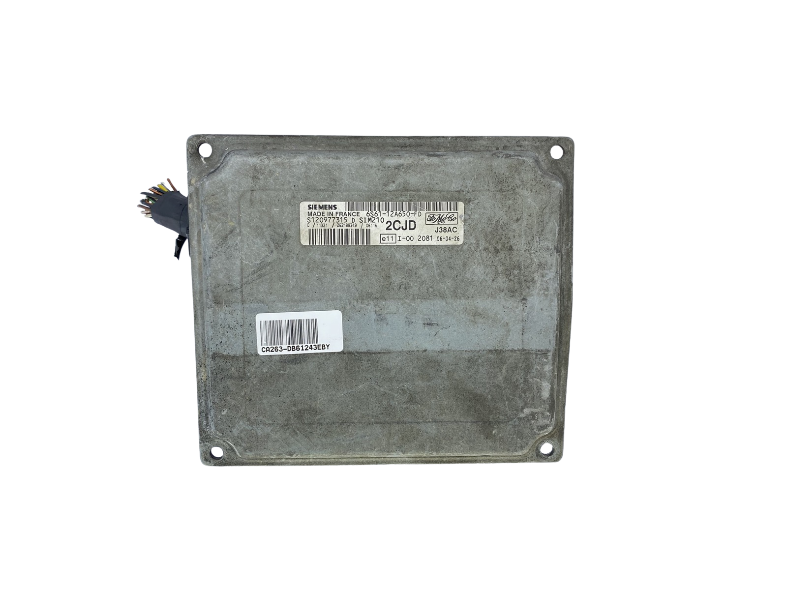 Centralina Ford 6S61-12A650-FD S120977315D 2CJD Siemens 61243 main product photo