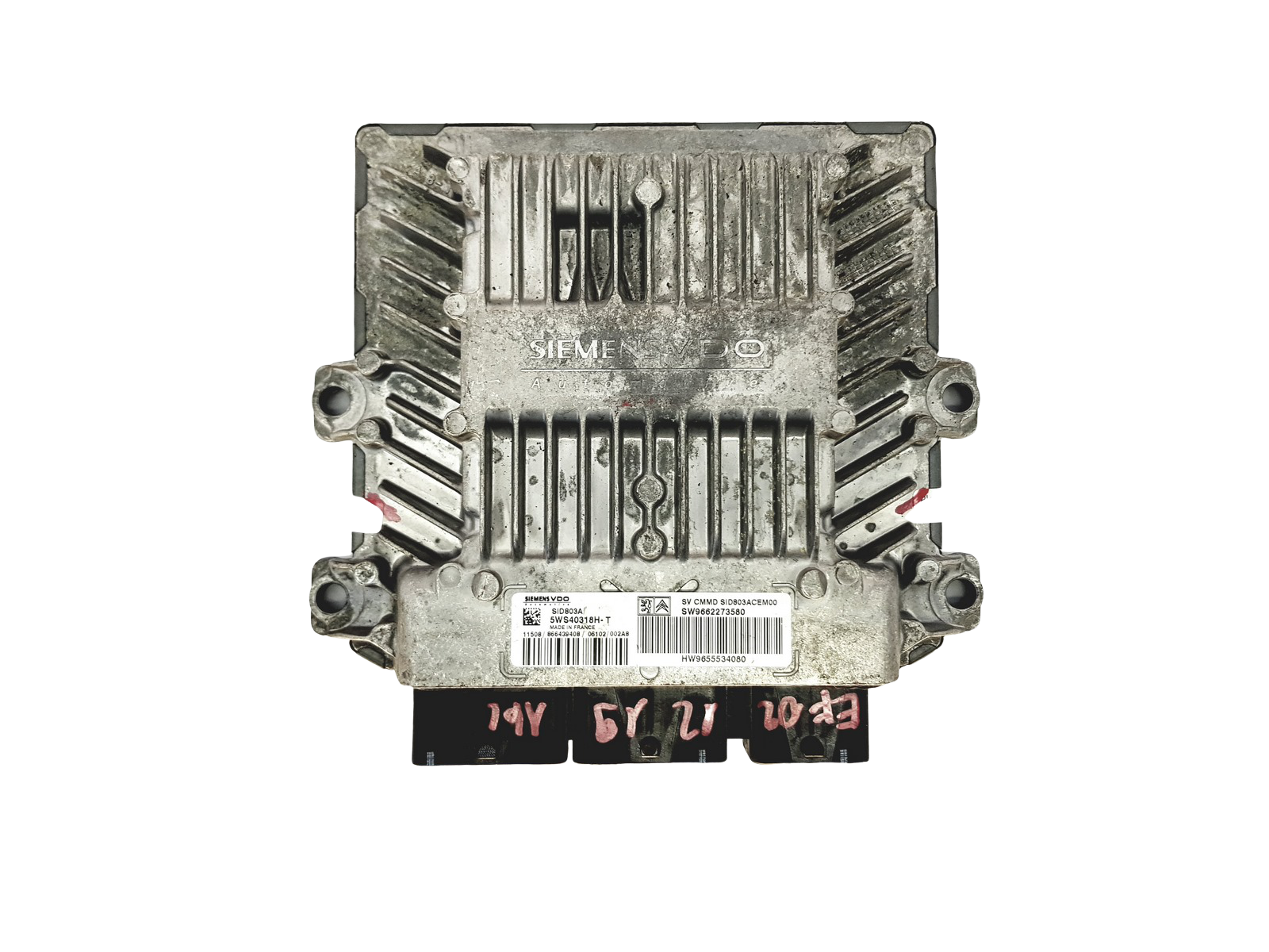 Centralina 5WS40318H-T 9662273580 9655534080 PSA Siemens main product photo