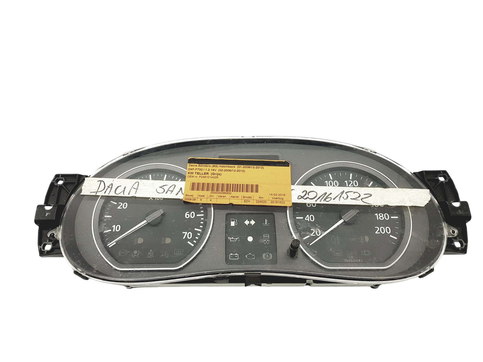 Contagiri Dacia Sandero 248101432R 52623 main product photo