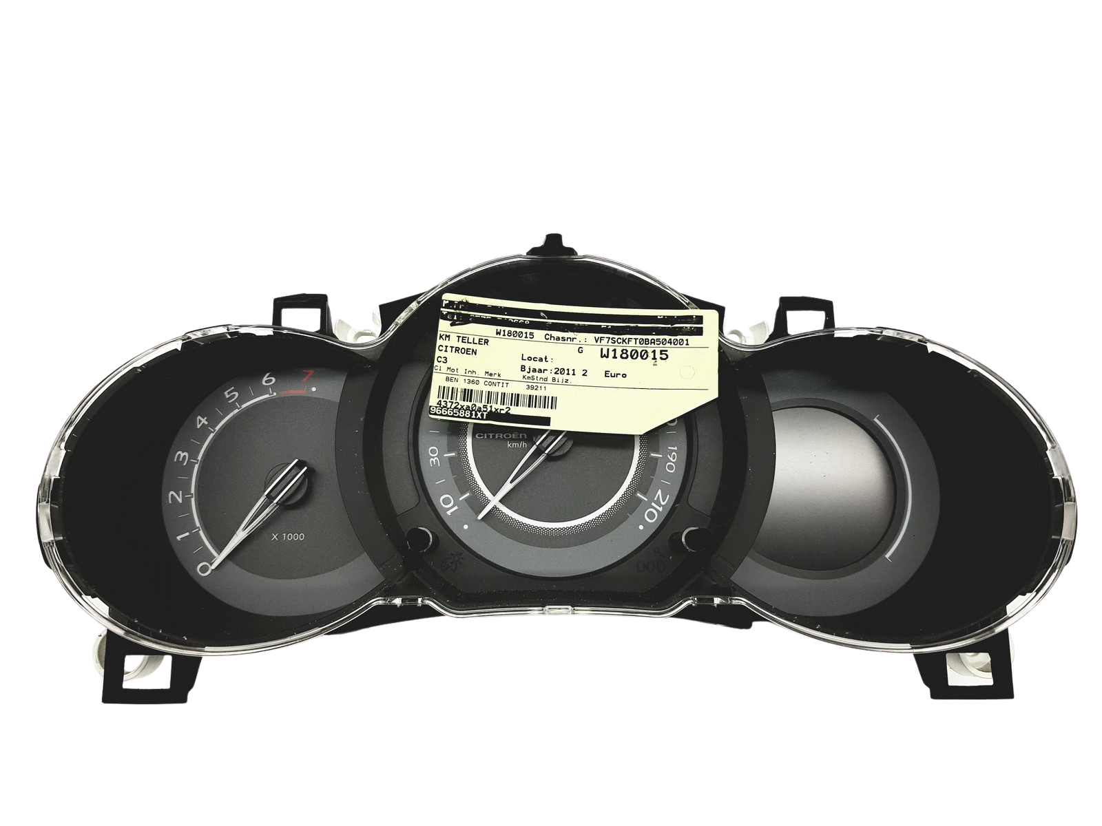 Contagiri Citroen C3 96665881XT A2C53365600 32394 main product photo