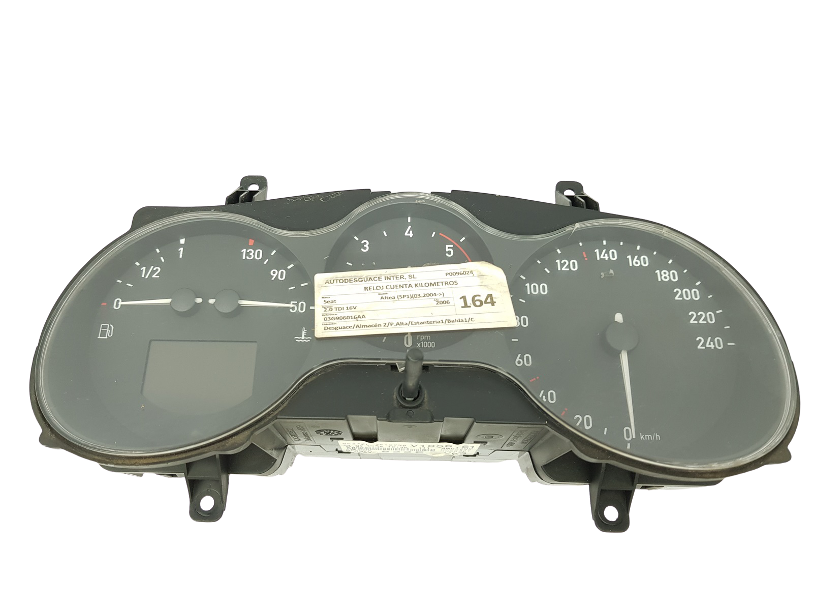 Tachimetro Seat Altea 5P0920822E 110080280003 26818 main product photo