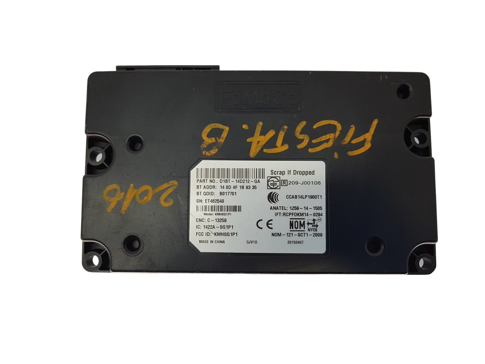 Modulo centralina D1BT-14D212-GA B017701 209-J00106 Ford FoMoCo 20822 main product photo